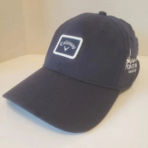 Callaway Golf Tournament Navy  Blue Mens S/M Fitted Hat.
